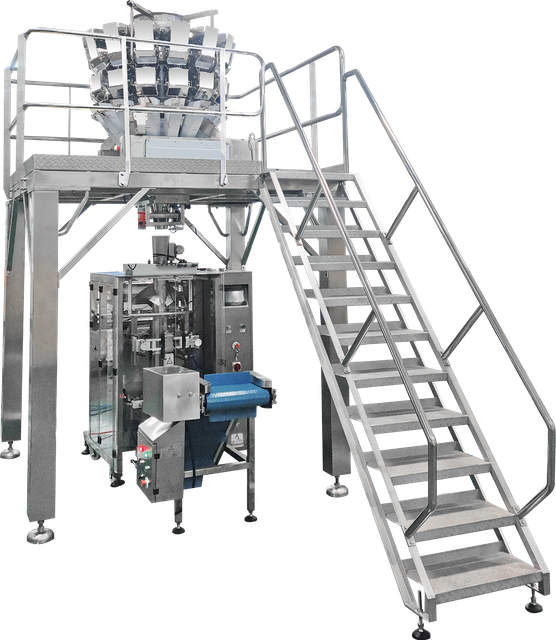 Sistema de pesaje y envasado para materiales en tiras largas.