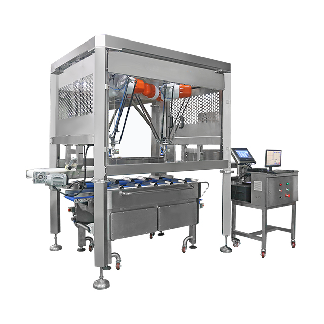 Sistema de pesaje y carga automático Delta Robot para alimentos 